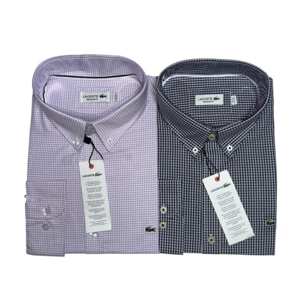LACOSTE Camisas Manga Larga Talla S, M, L, XL