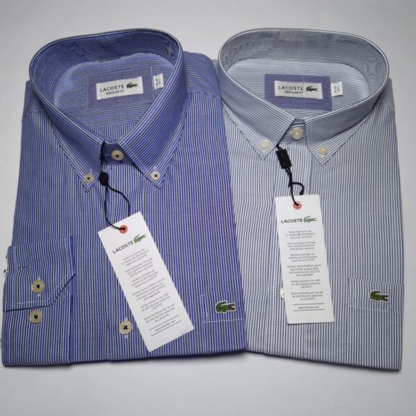 LACOSTE Camisas Manga Larga Talla S, M, L, XL