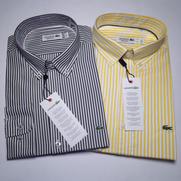 LACOSTE Camisas Manga Larga Talla S, M, L, XL