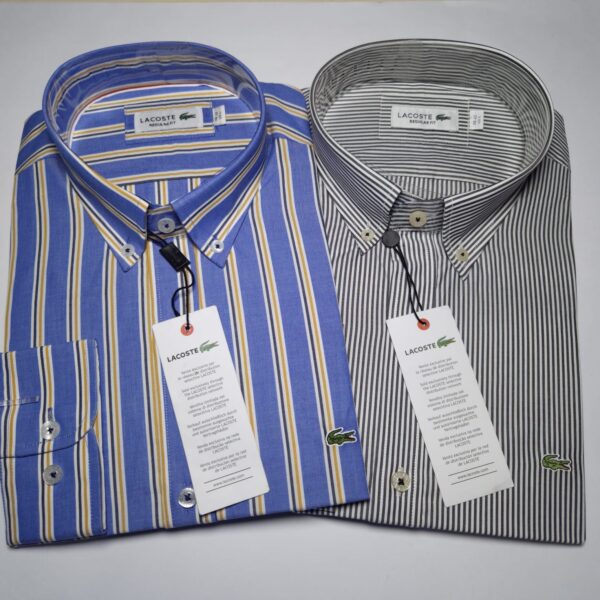 LACOSTE Camisas Manga Larga Talla S, M, L, XL