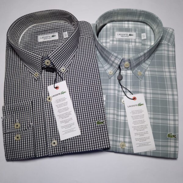 LACOSTE Camisas Manga Larga Talla S, M, L, XL
