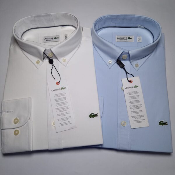 LACOSTE Camisas Manga Larga Talla S, M, L, XL