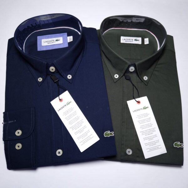 LACOSTE Camisas Manga Larga Talla S, M, L, XL