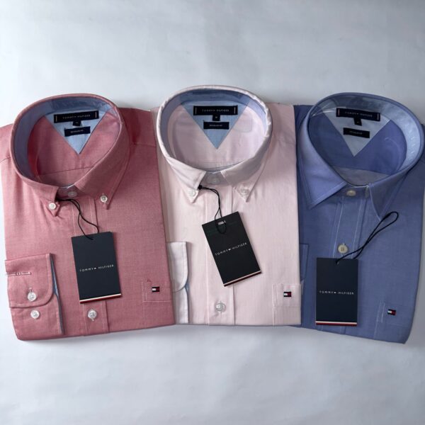 TOMMY Camisas Manga Larga Tallas S,M,L,XL