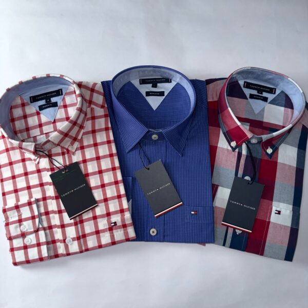TOMMY Camisas Manga Larga Tallas S,M,L,XL