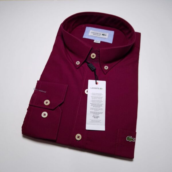 Lacoste Camisa Manga Larga
