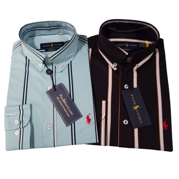 Ralph Lauren Camisa Manga Larga ( pack 2)